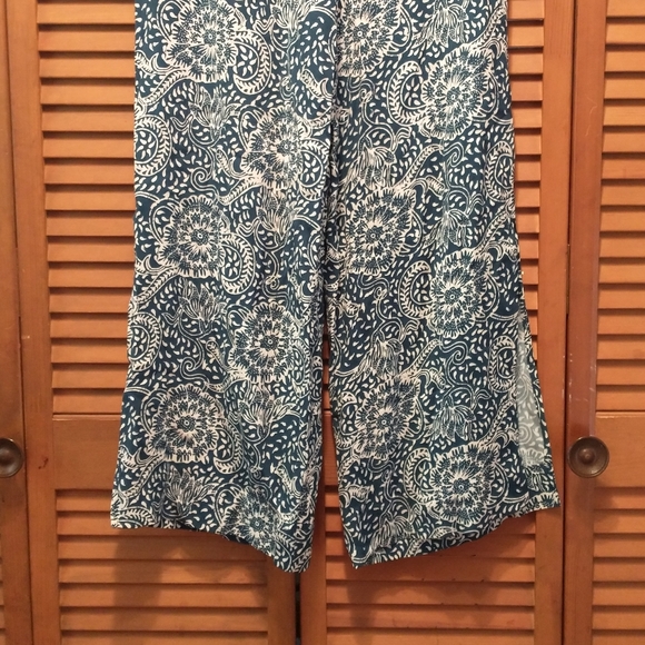 Anthropologie Maeve Flare Floral Pants High Waist XS - Picture 9 of 10